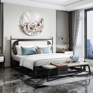 新中式床組合--8239